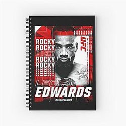 Leon Edwards Spiral Notebook