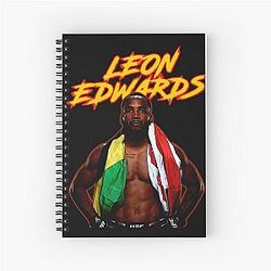 Leon Edwards Spiral Notebook