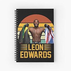 Leon Edwards Spiral Notebook