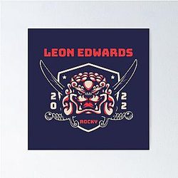 Leon Edwards Rocky Poster