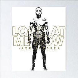Look at Me Now Leon Edwards Variant Poster