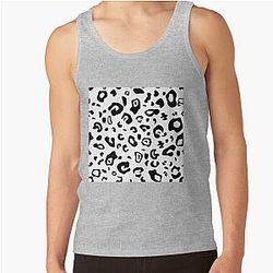 White Leopard pattern Tank Top RB1602