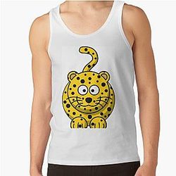 Leopard Print bath mat Tank Top RB1602
