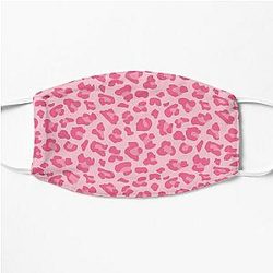 Pink Leopard Print face mask Flat Mask RB1602