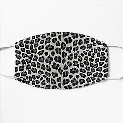 Snow Leopard Print Flat Mask RB1602