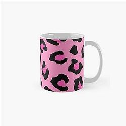 Pink Leopard Print Classic Mug RB1602