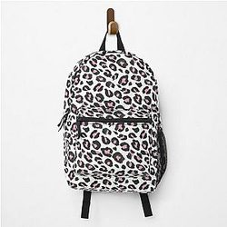 Pink Leopard Print Backpack RB1602