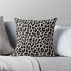 Leopard Print Throw Pillow RB1602