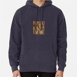 Leopard print, Leopard Print notebook, Leopard Print mask, Leopard Print socks, Leopard Print apron,  Pullover Hoodie RB1602
