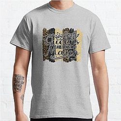 Leopard Print Queens are Born in March Birthday Classic T-Shirt RB1602