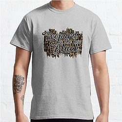 Leopard Print Leopard is the New Black Classic T-Shirt RB1602