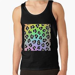 Rainbow Leopard Print Tank Top RB1602