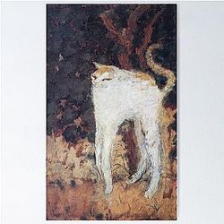 Pierre Bonnard - Le chat blanc (The White Cat) 1894 Poster