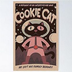 Cookie Cat Poster Poster