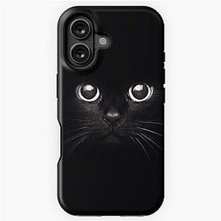 Black Cat iPhone Tough Case