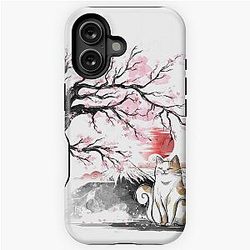 Sakura cat iPhone Tough Case