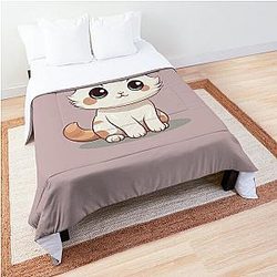 Anime Cat Kawaii Comforter