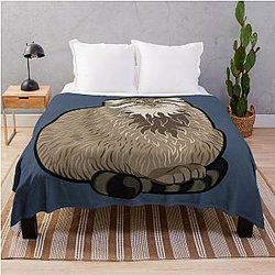 Pallas's Cat Throw Blanket