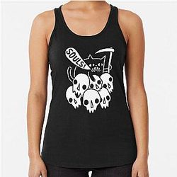 Cat Got Your Soul? Racerback Tank Top