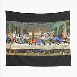 The Cat Supper Tapestry