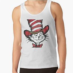 hat in the cat Tank Top