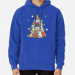 Christmas Cat Tree, Christmas Trees Shirt, Christmas Shirts for Women, Christmas Tee, Christmas TShirt, Shirts For Christmas, Cute Christmas Shirts, Holiday Tee Pullover Hoodie
