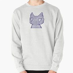 Silly Sad Cat Pullover Sweatshirt