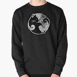 Ying Yang Cats Pullover Sweatshirt