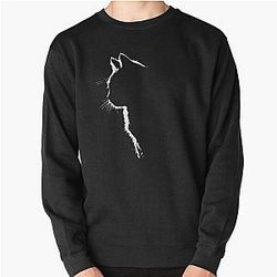 Cat silhouette Pullover Sweatshirt