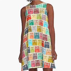 summer cats A-Line Dress