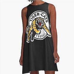 Hamilton tiger cats cfl logo A-Line Dress