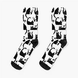 Bad Cats Knocking Stuff Over Socks