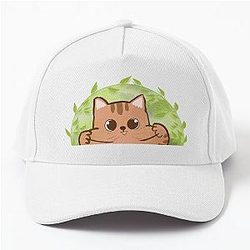 a cat in the night Baseball Cap