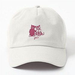 Charm Clairo Cat Best Friends Drawing Dad Hat