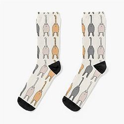 Three cat butts Socks
