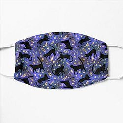 Suspicious Cats Flat Mask