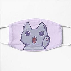 Silly Happy Cat Flat Mask