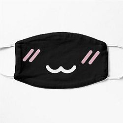 anime expression kawaii cat happy beauty Face Mask Mouth Mask Flat Mask