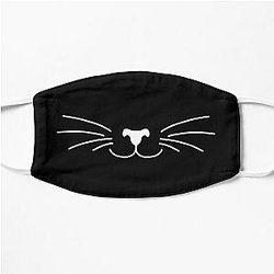 Cute cat Face Mask Flat Mask