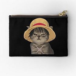 Cute Luffy Cat  Zipper Pouch