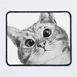 sneaky cat Mouse Pad