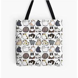 Cats Cats Cats All Over Print Tote Bag