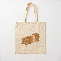 Cat Loaf Cotton Tote Bag