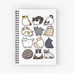 Cats Cats Cats Spiral Notebook