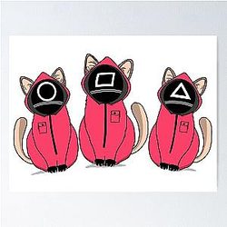 Cat guards Poster