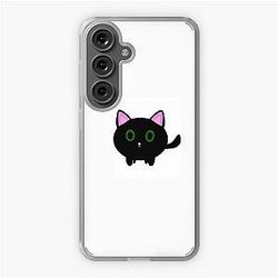 Cute Black Cat Samsung Galaxy Soft Case