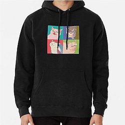 Four Meme Cats of the Apocalypse Pullover Hoodie