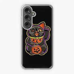 Halloween Maneki Neko ~ Lucky Cat Samsung Galaxy Soft Case