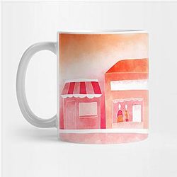 Lesbian Mugs- Forested Sunset Mug TP1503