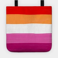 Lesbian Bags - Lesbian flag Tote TP1503